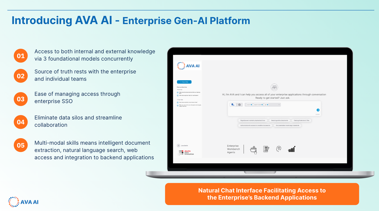 Aboitiz Data Innovation Launches AVA AI: Leading the Charge in Enterprise-Grade GenAI Innovation